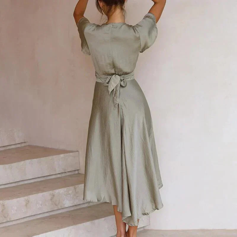 Women's Elegant Summer Dress for Weddings in Pink 4