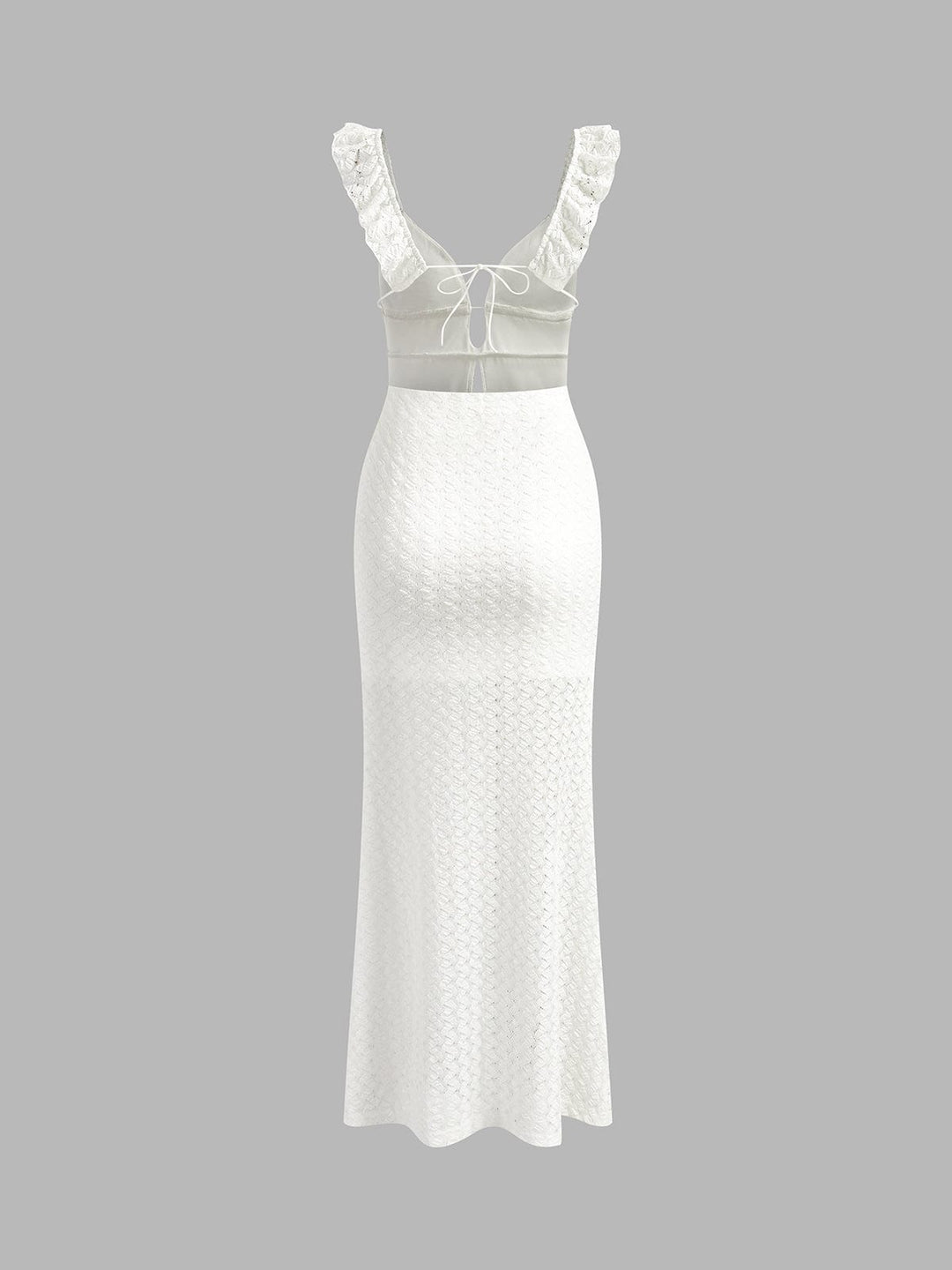 Women's Elegant V-Neck Maxi Dress for Wedding Guests (5)