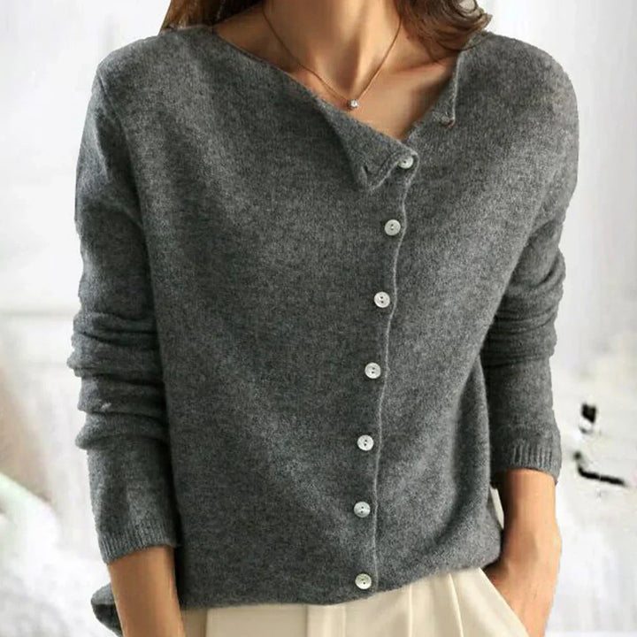 Women's Essential Knit Cardigan for Layering in Grey