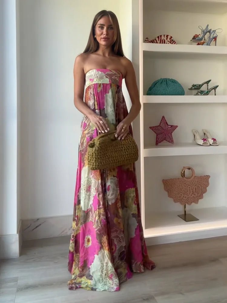 Women's Floral Maxi Dress for Wedding Guests (3)