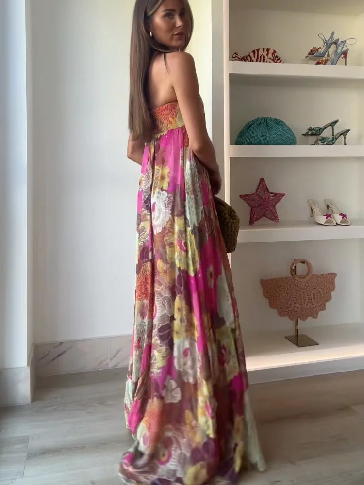 Women's Floral Maxi Dress for Wedding Guests (5)