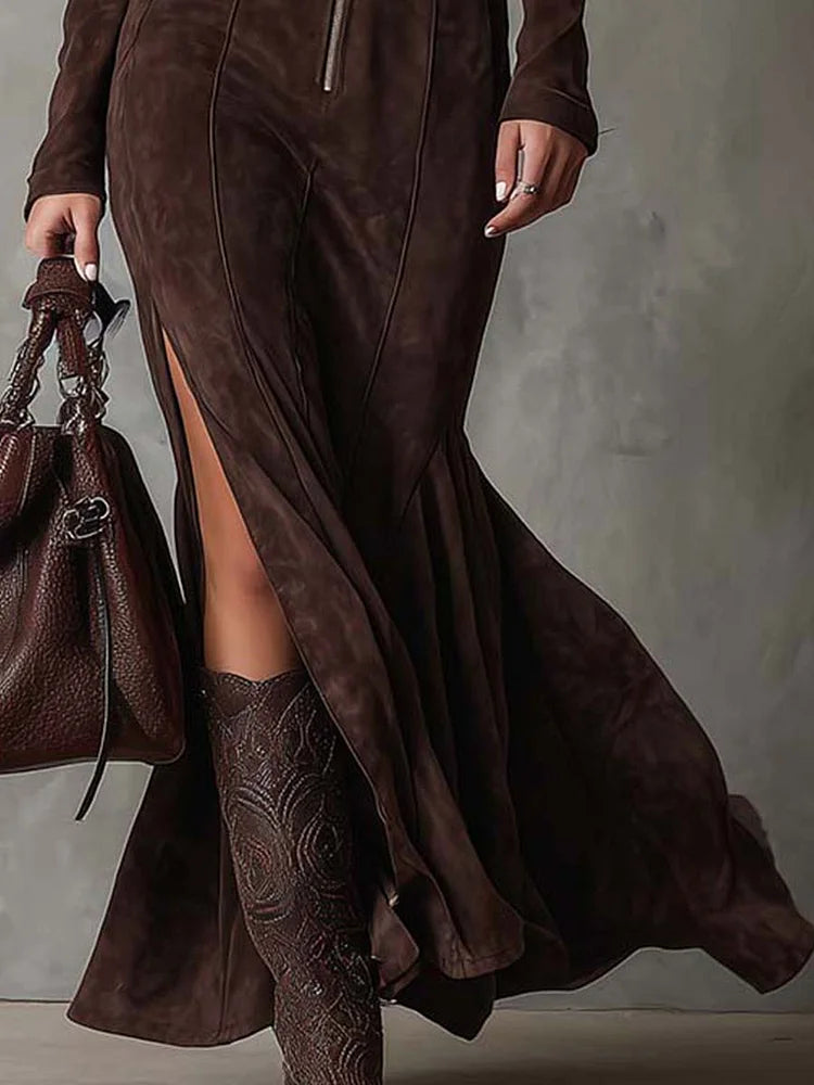 Women's Flowing Evening Maxi Dress (3)
