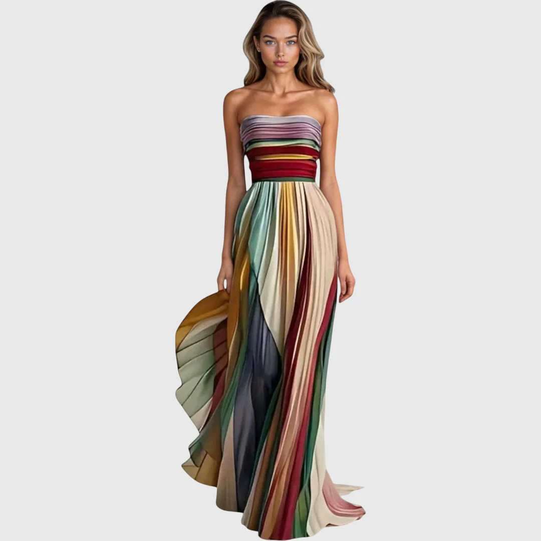 Women's Flowing Maxi Summer Dress in Prämie