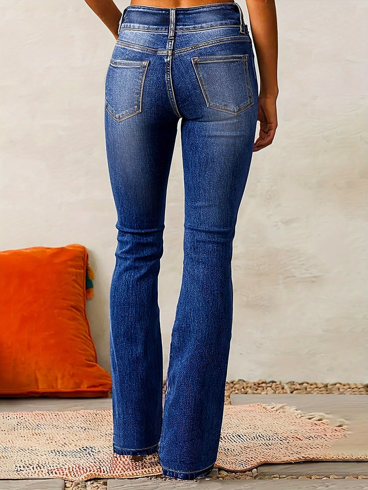 Women's High-Waist Wide-Leg Jeans (5)
