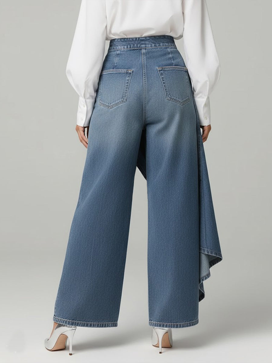 Women's High-Waist Wide-Leg Relaxed Jeans (2)
