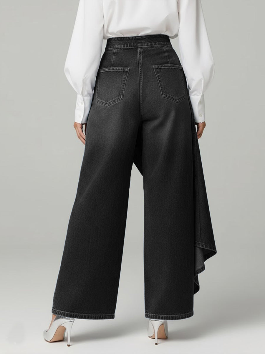 Women's High-Waist Wide-Leg Relaxed Jeans (6)
