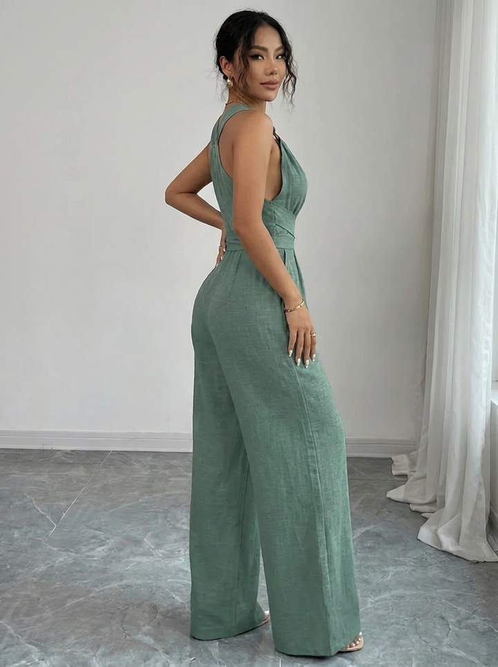 Women's Lace Knit Jumpsuit Set (6)
