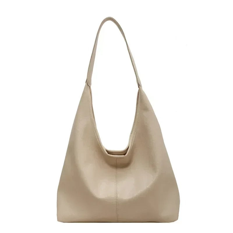Women's Lightweight Distressed Leather Tote Bag in 4