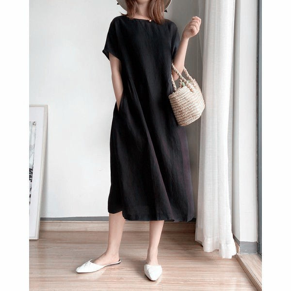 Women's Lightweight Summer Dress for Everyday Wear in Pink 2