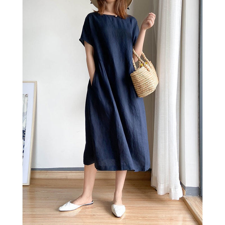 Women's Lightweight Summer Dress for Everyday Wear in White 2