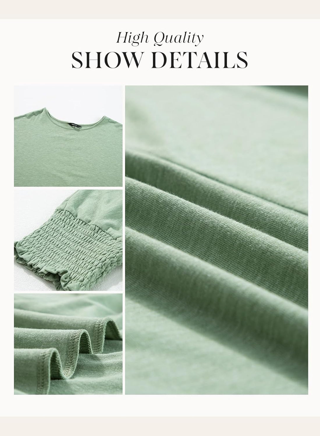 Women's Longsleeve Round-Neck Blouse (17)