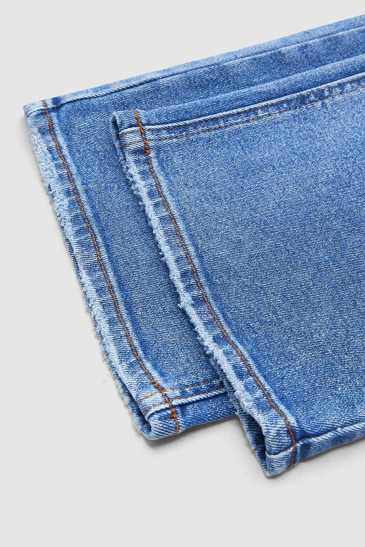 Women's Mid-Rise Straight-Leg Jeans (10)