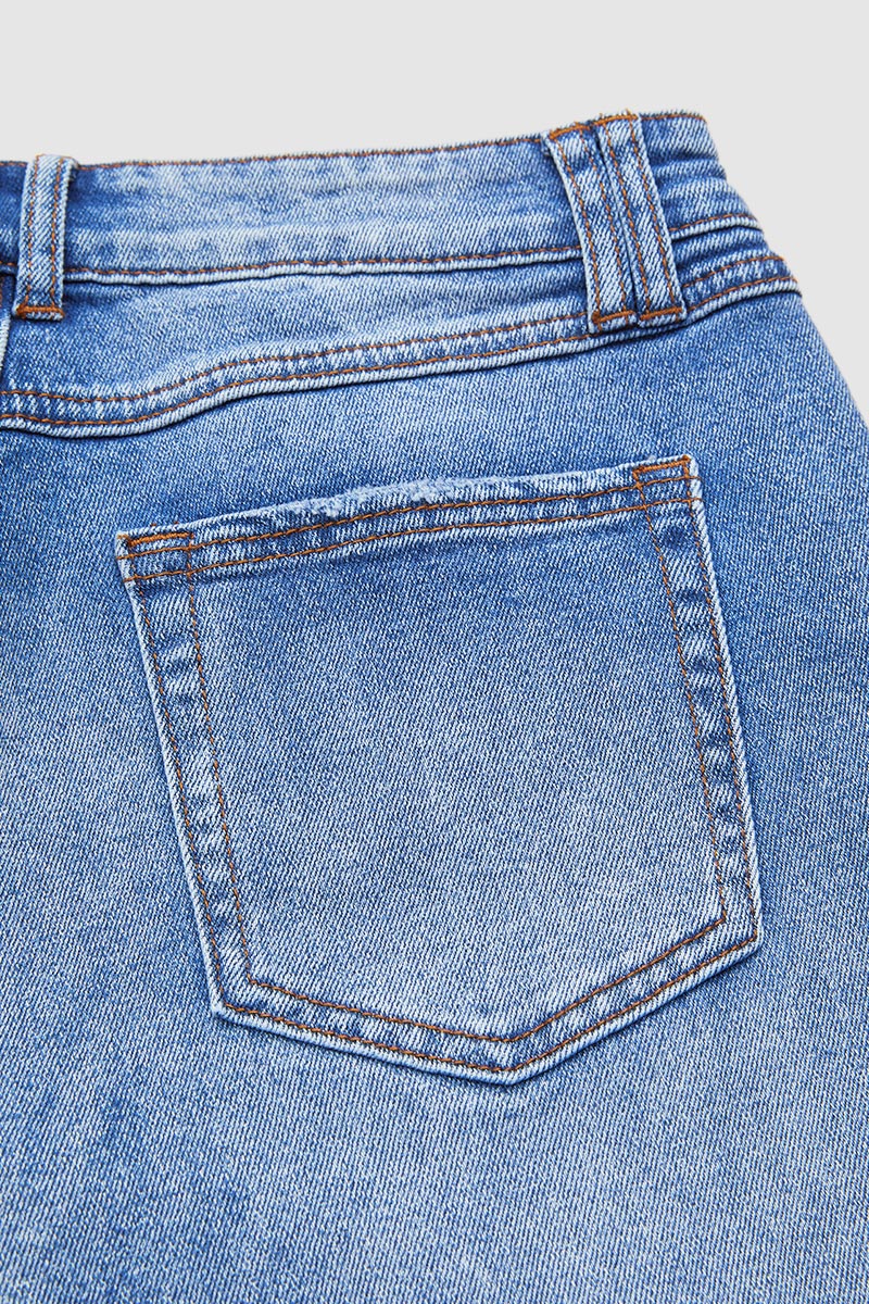 Women's Mid-Rise Straight-Leg Jeans (9)
