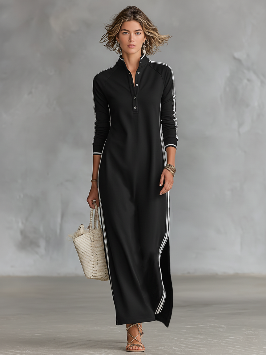 Women's Minimalist Maxi Evening Dress (8)