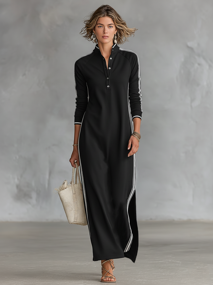 Women's Minimalist Maxi Evening Dress (8)