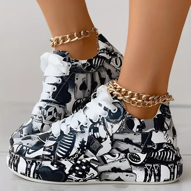 Women's Orthopedic Low-Cut Sneakers in Grey