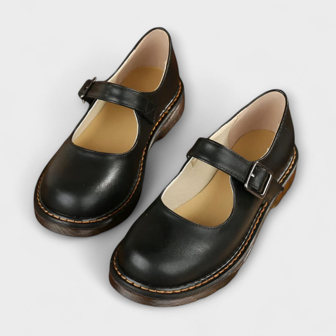 Women's Orthopedic Mary Jane Shoes in Black