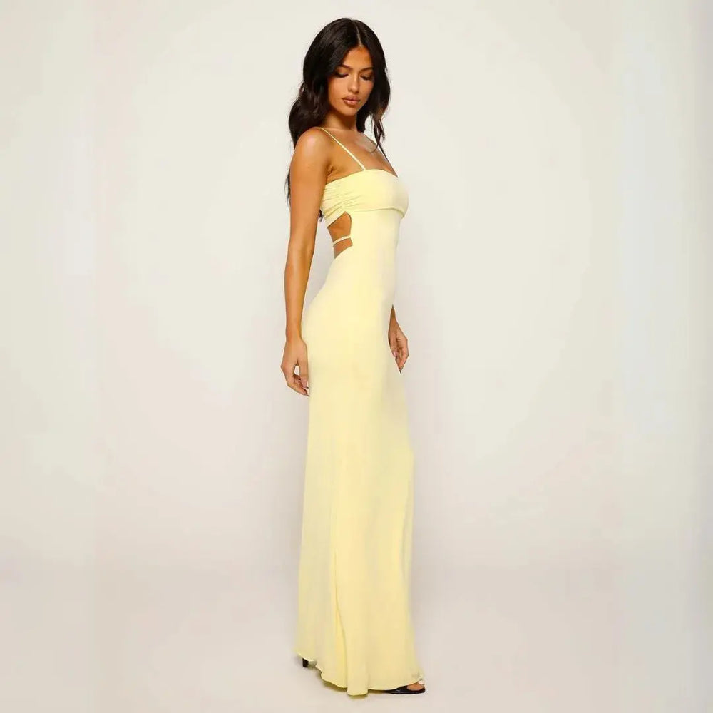 Women's Race Day Maxi Dress with Open Back (2)