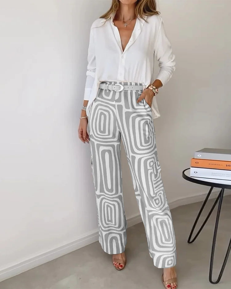Women's Refined Casual Comfort Set in Grau (Fast ausverkauft)