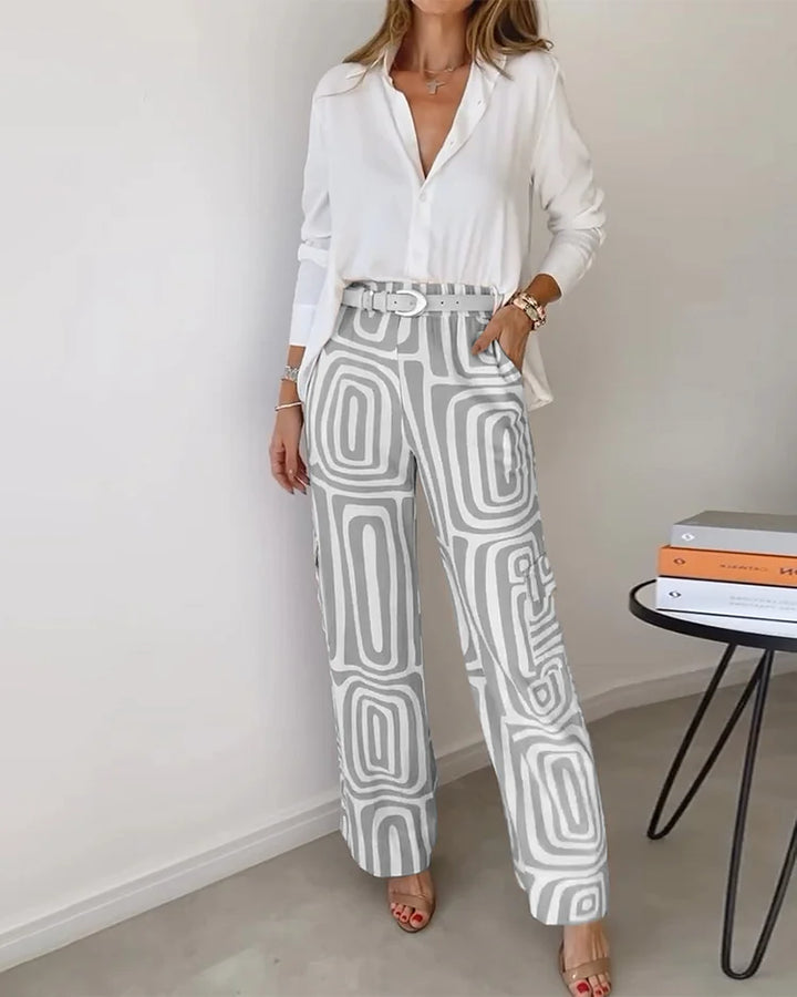Women's Refined Casual Comfort Set in Grau (Fast ausverkauft)