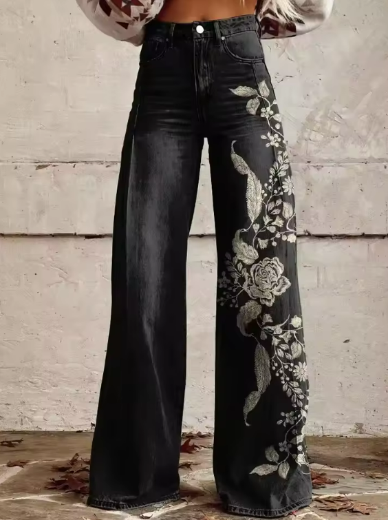 Women's Relaxed Boho Vintage Trousers