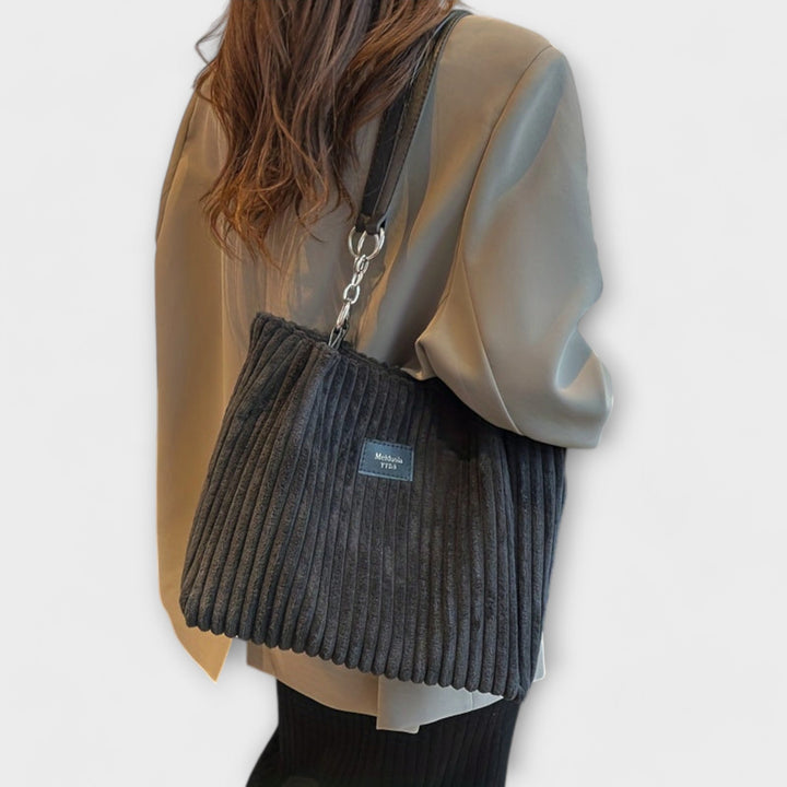 Women's Soft Corduroy Shoulder Bag for Every Day (6)
