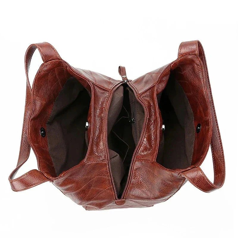Women's Soft Faux Leather Vintage Hobo Bag (9)