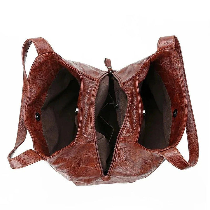 Women's Soft Faux Leather Vintage Hobo Bag (9)
