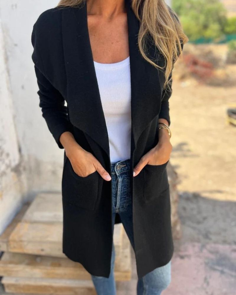 Women's Soft Lapel Knit Cardigan (6)