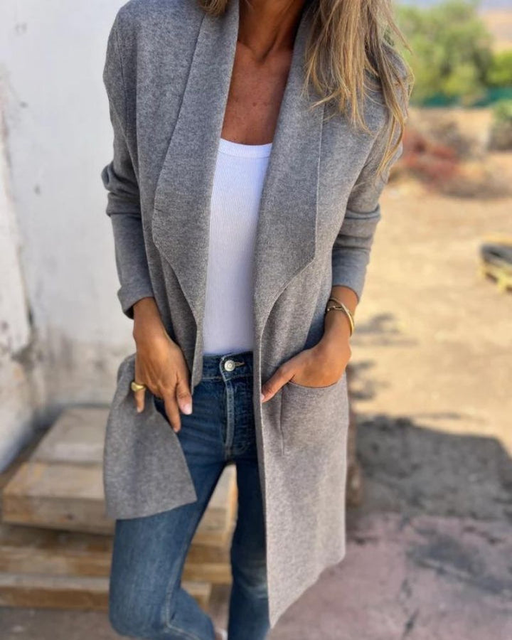 Women's Soft Lapel Knit Cardigan (8)