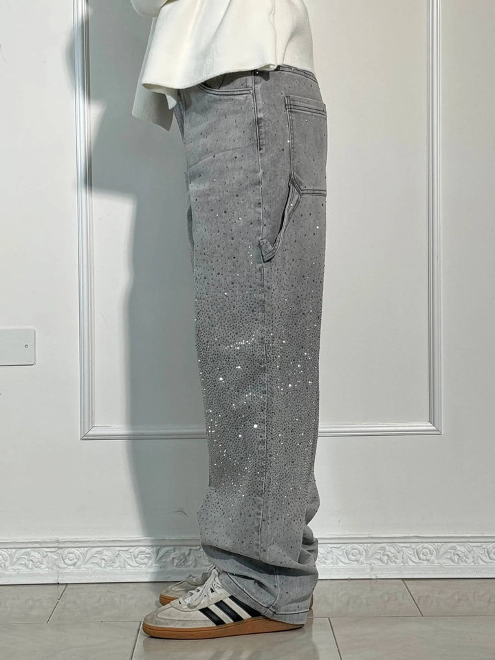 Women's Sparkling Carpenter-Style Jeans (16)