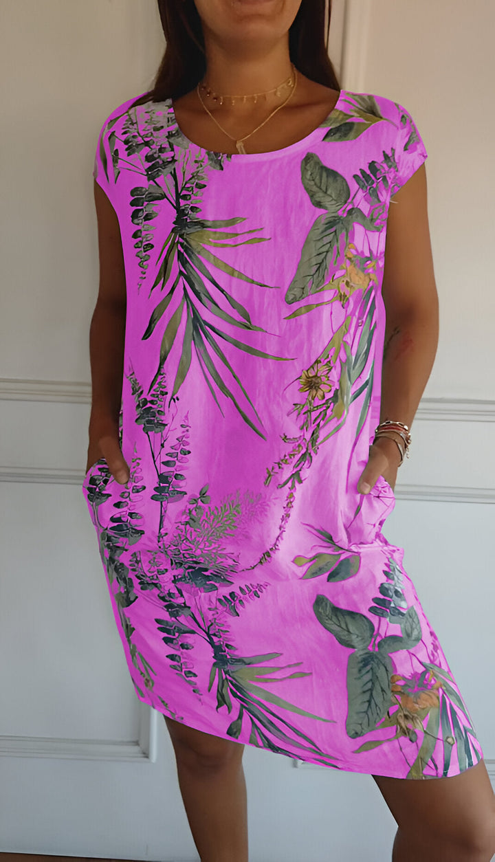 Women's Summer Maxi Dress in Purple
