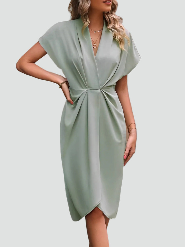 Women's Summer Midi Wrap Dress (7)