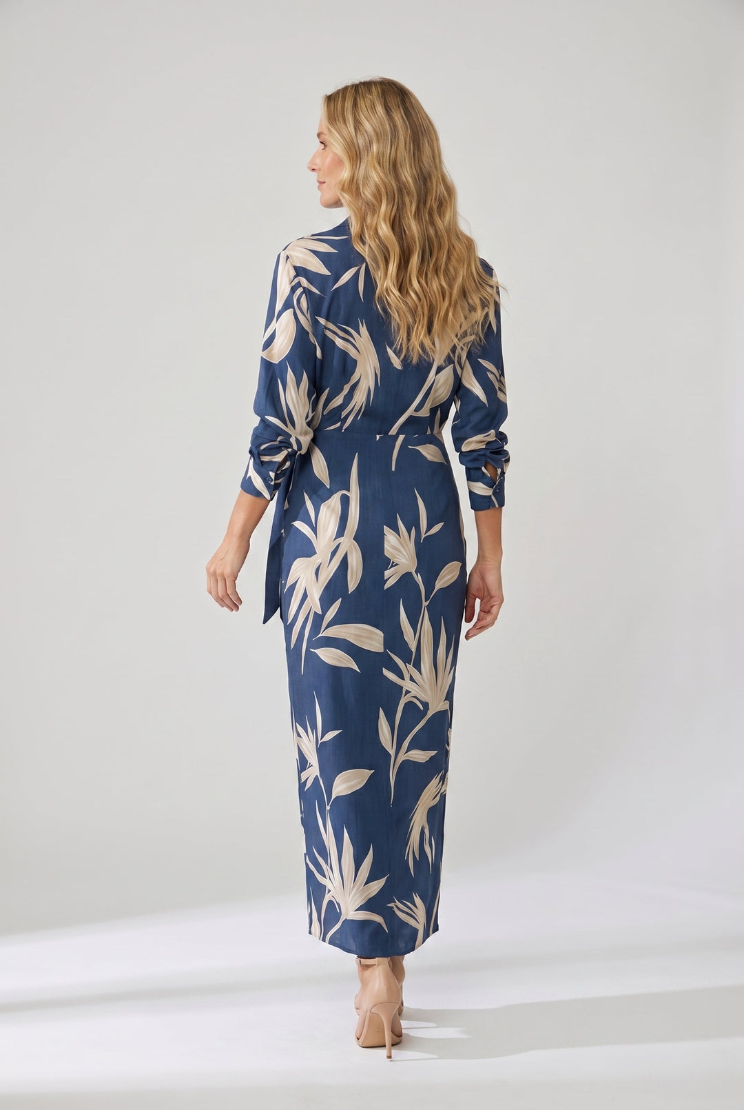 Women's Summer Wrap Maxi Dress (4)