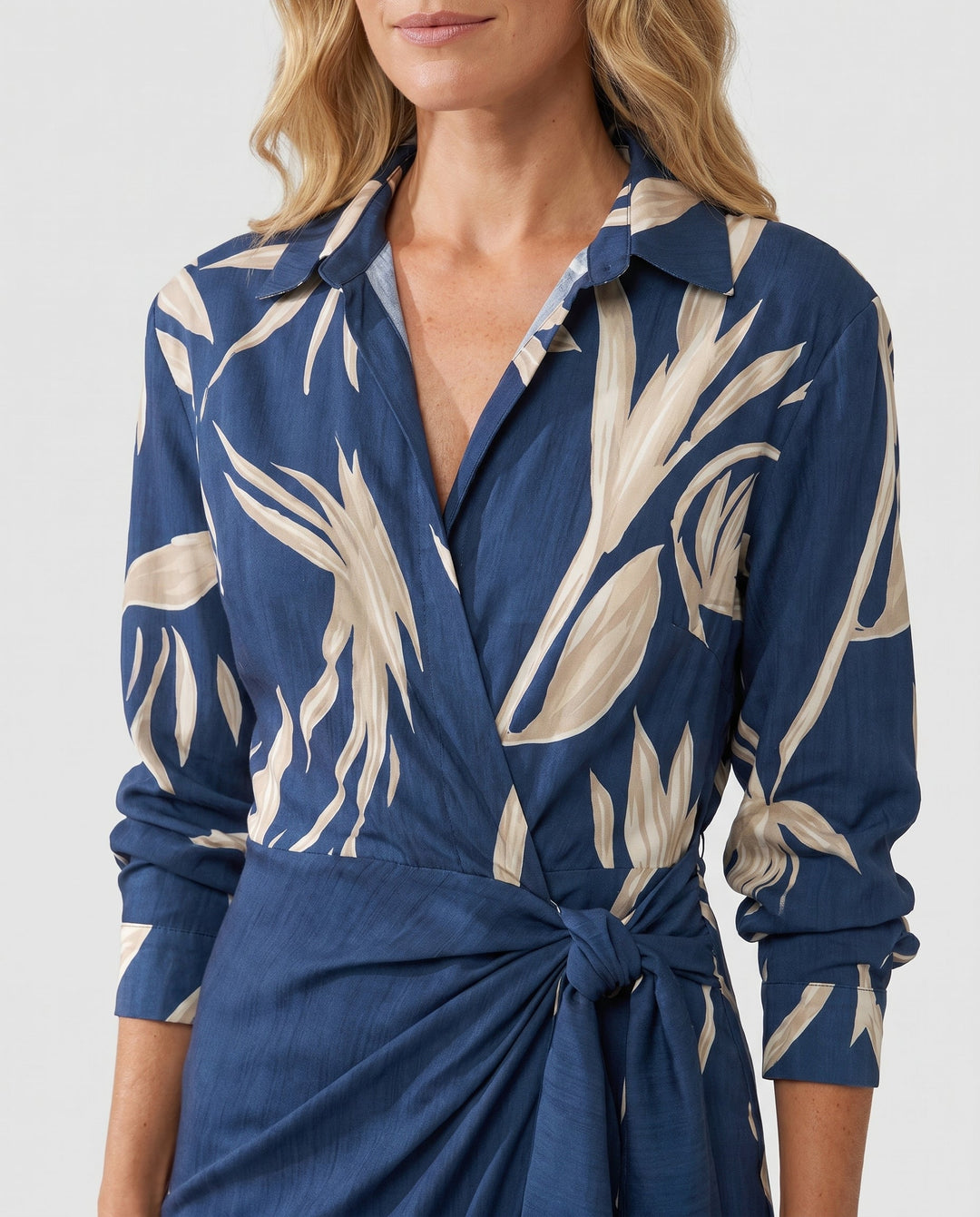 Women's Summer Wrap Maxi Dress (5)