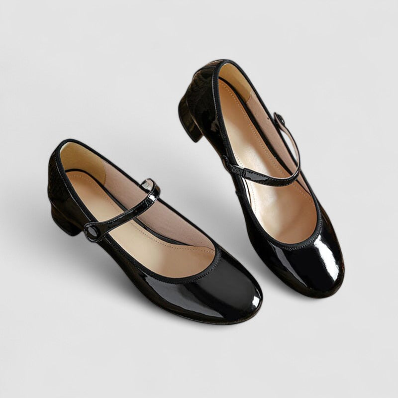 Women's Supportive Orthopedic Mary Janes in Black 2
