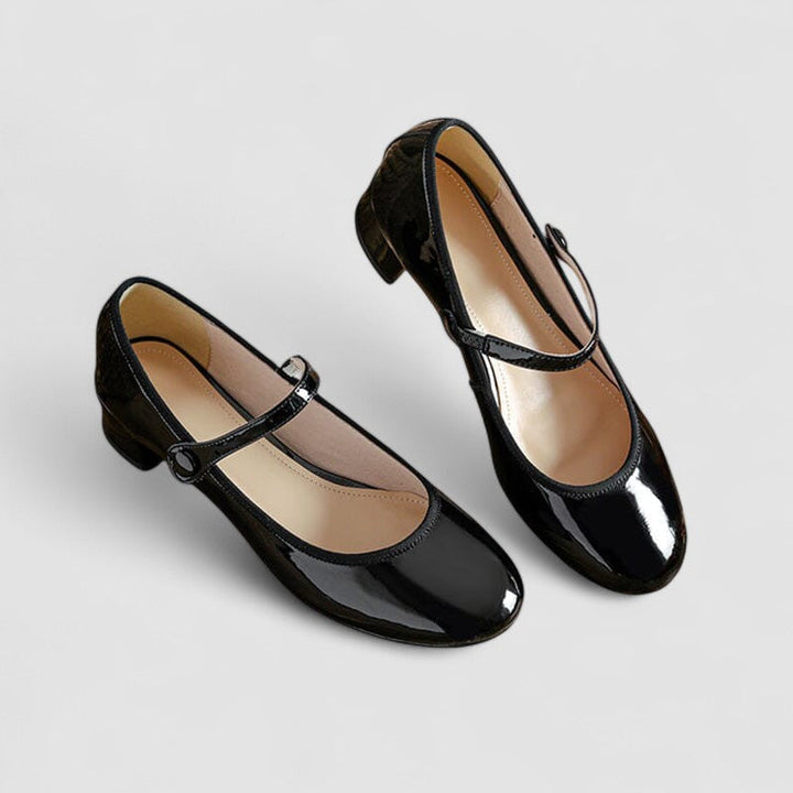 Women's Supportive Orthopedic Mary Janes in Black 2