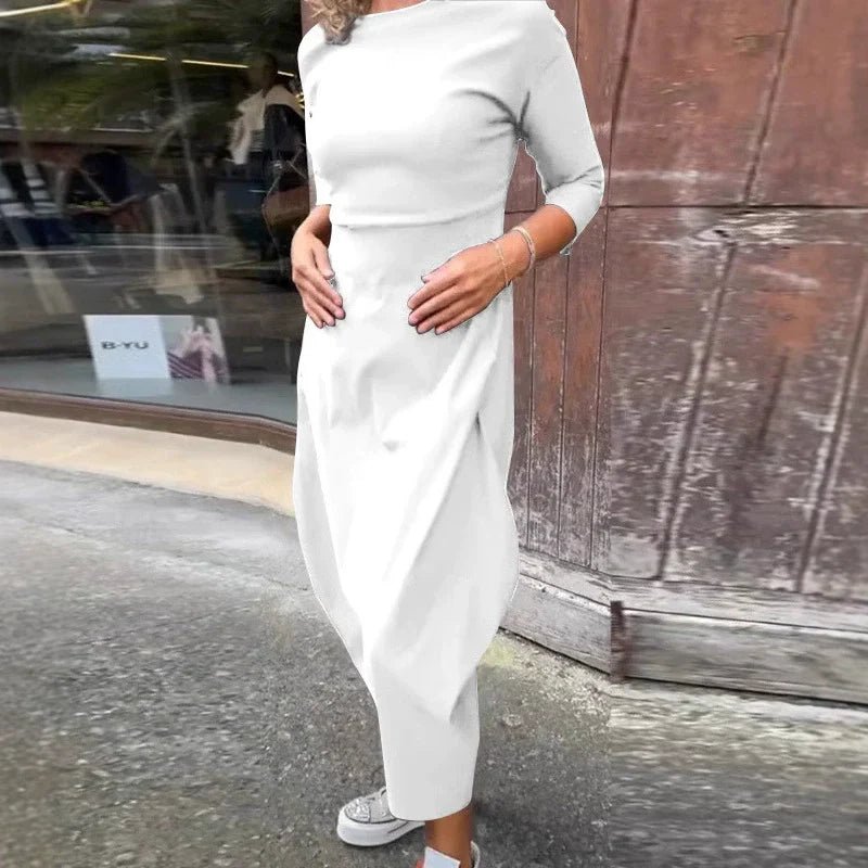 Women's Timeless Wedding Guest Dress in White