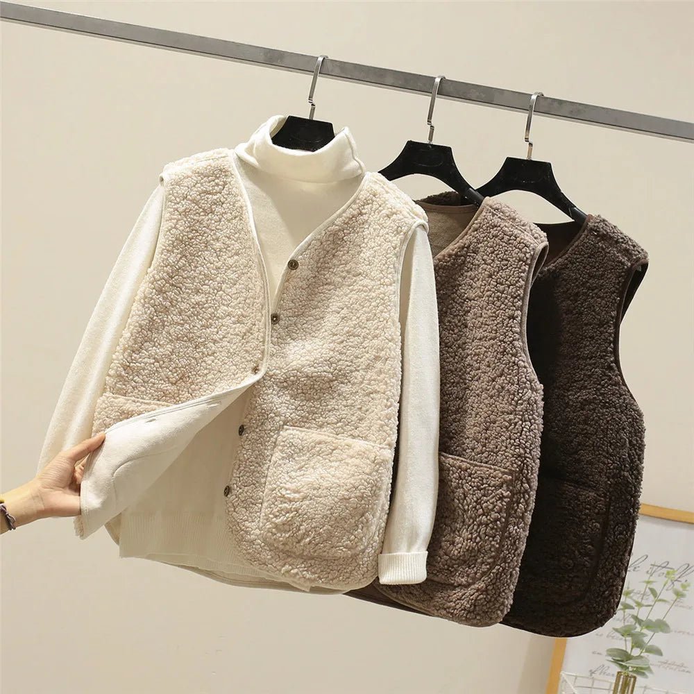 Women's Versatile Knit Vest for Layering (6)