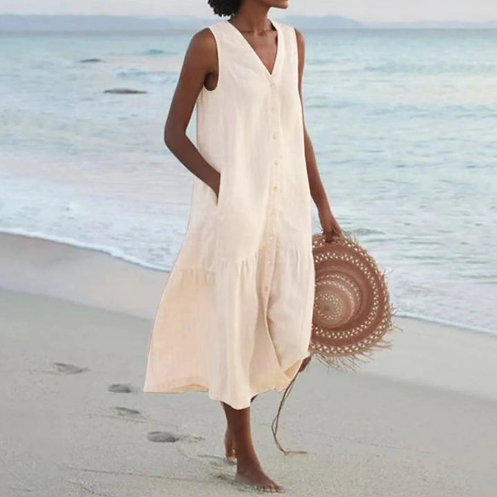 Women's Versatile Linen Dress for Everyday (6)