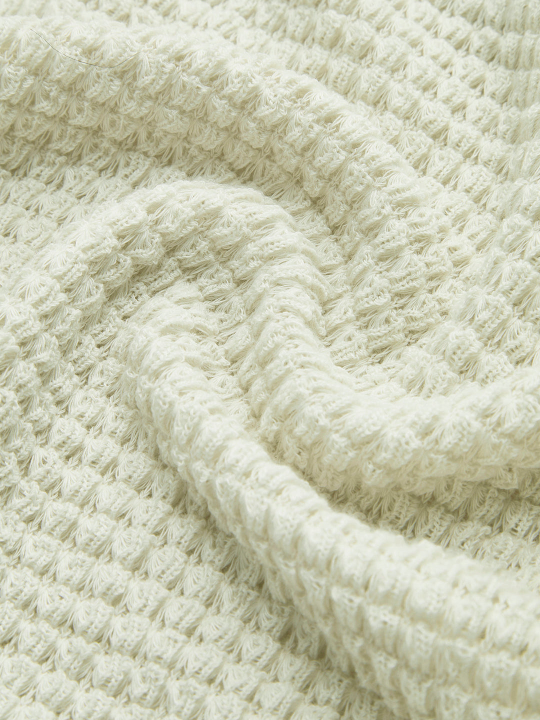 Women's Waffle Knit Long Sleeve Top (5)