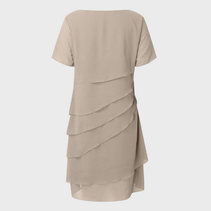 Women's Wedding Guest Chiffon Maxi Dress (5)