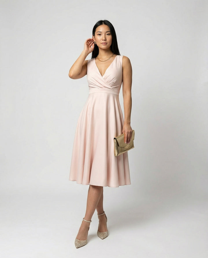 Women's Wedding Guest Midi Dress