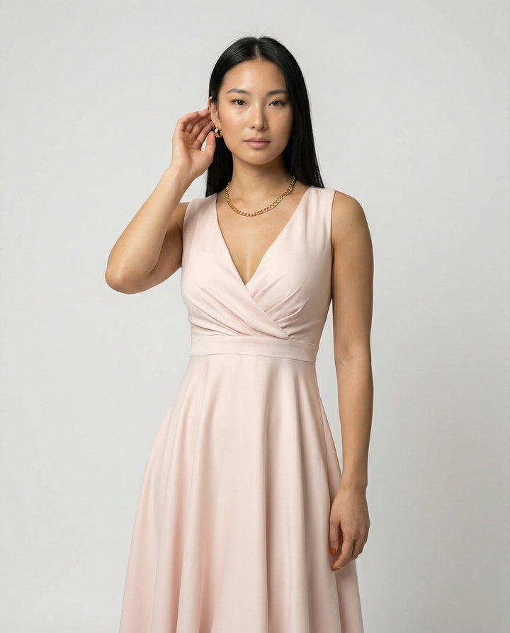 Women's Wedding Guest Midi Dress (2)