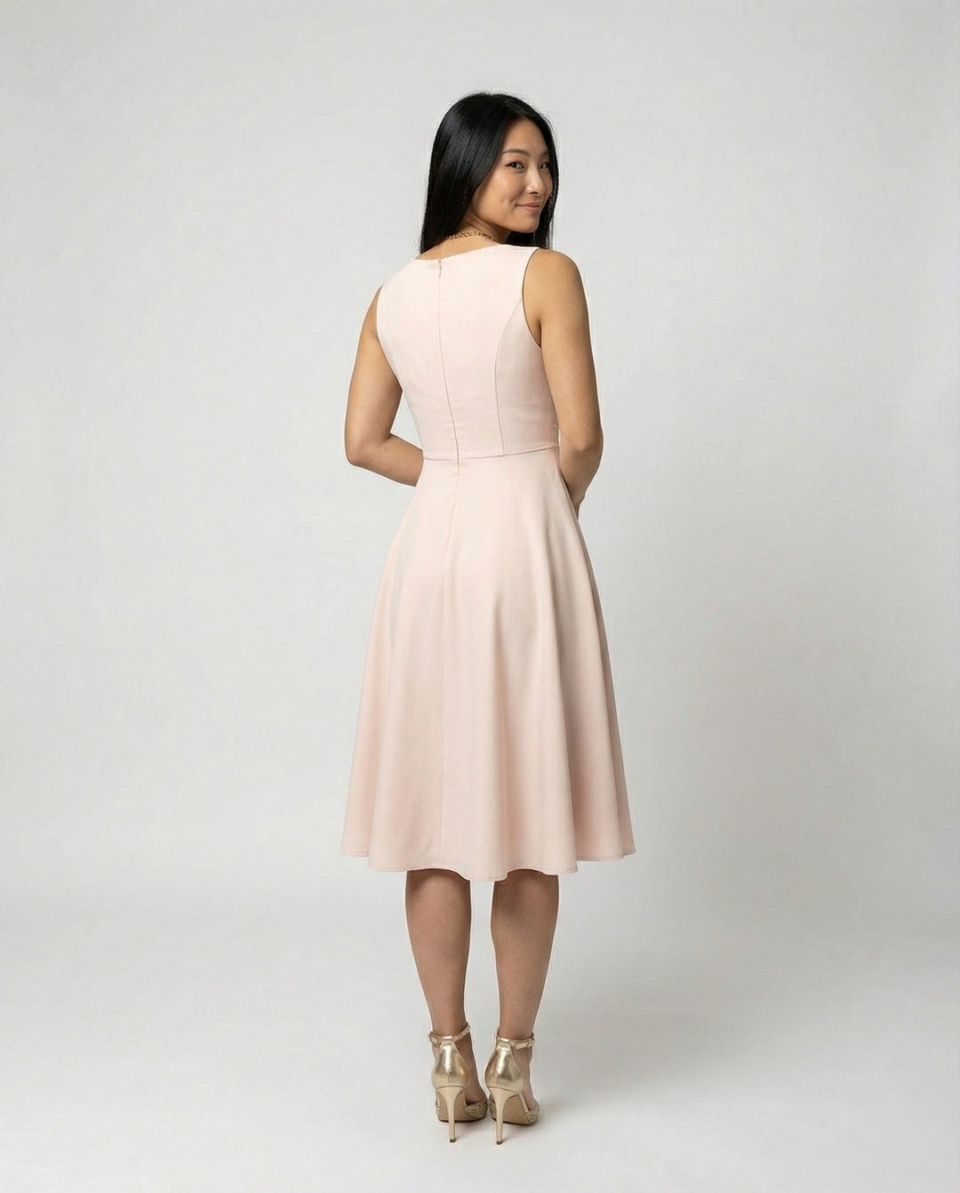 Women's Wedding Guest Midi Dress (4)