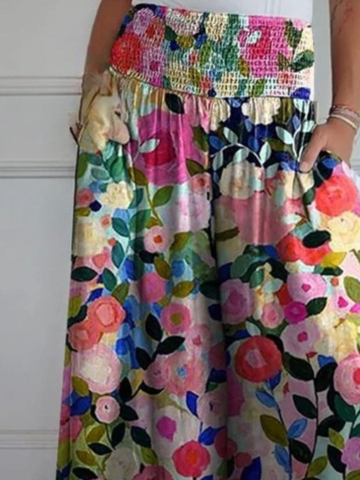 Women's Wide Cotton Summer Pants (8)