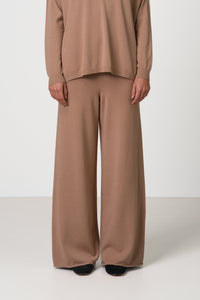 Nora | Women's Wide Leg Pants in Fine Knit