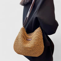 Elodie | Women's Woven Structured Shoulder Bag for Summer